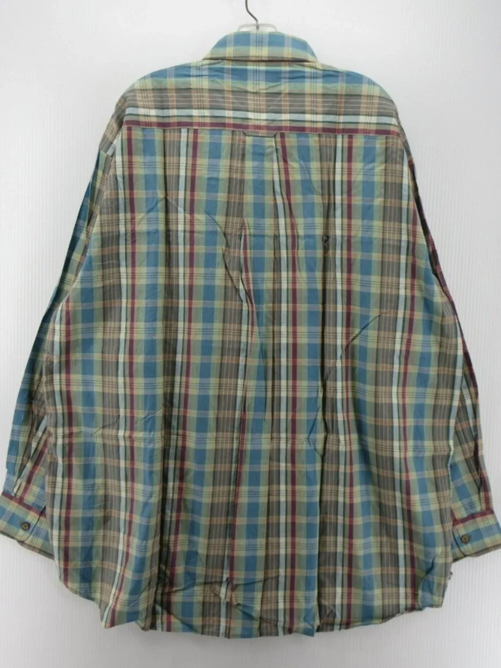 Bullock & Jones Shirt XL Madras Plaid Button Down Preppy Island NEW